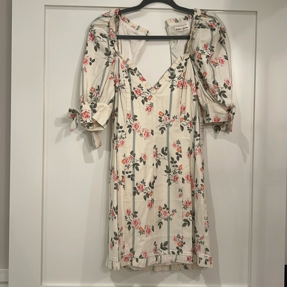 For Love + Lemons floral canvas dress